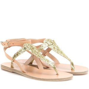Ancient Greek Sandals - Estia wraparound Gold